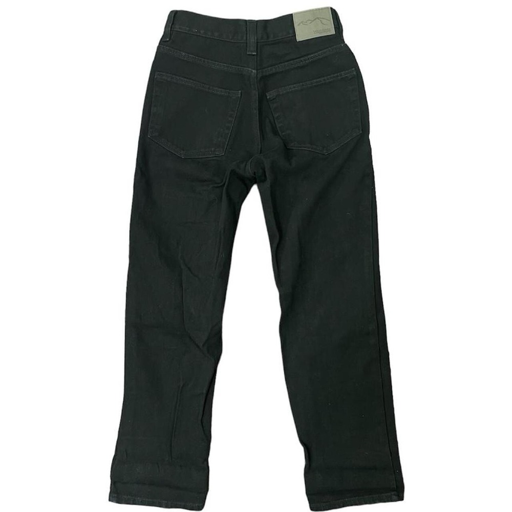 Vintage 90s Y2K Wind River Black Cotton Straight Leg Jeans - Picture 2 of 4